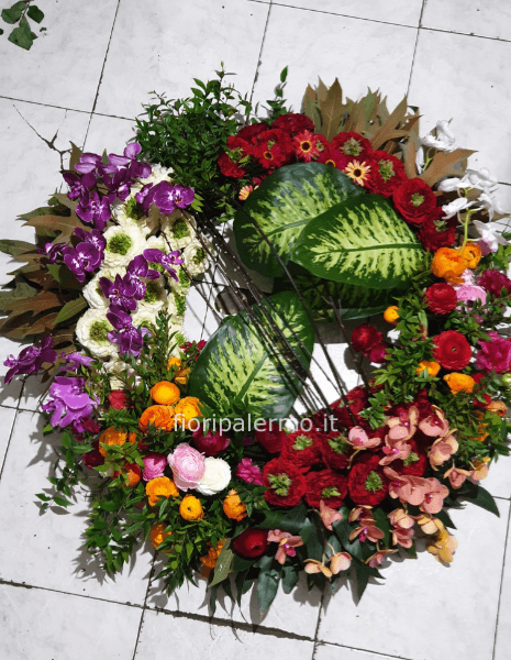 corona funebre elegant