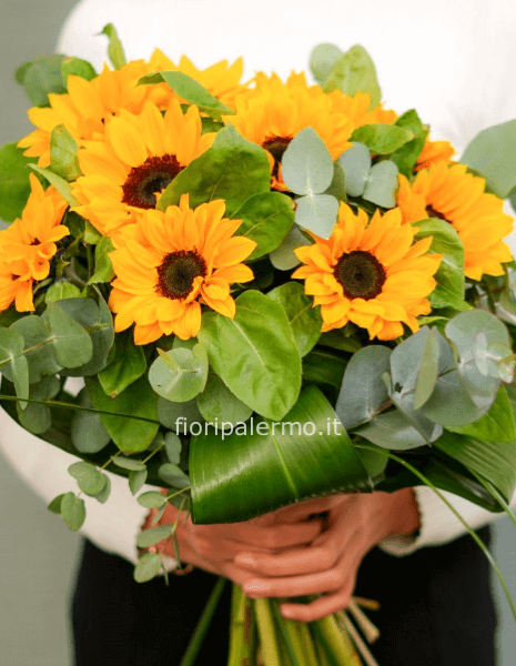 Girasoli più verde decorativo 