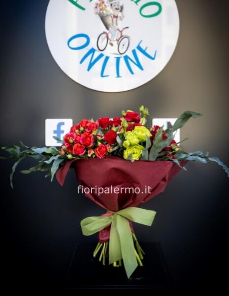 bouquet di stagione tendente al rosso